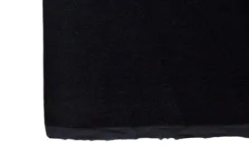 BLACK - Cotton Dressmaking / Crafting Velvet Velveteen Fabric - Lightweight - Crafts, Sewing, Dressmaking etc