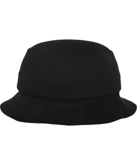 Black - Flexfit cotton twill bucket hat (5003)