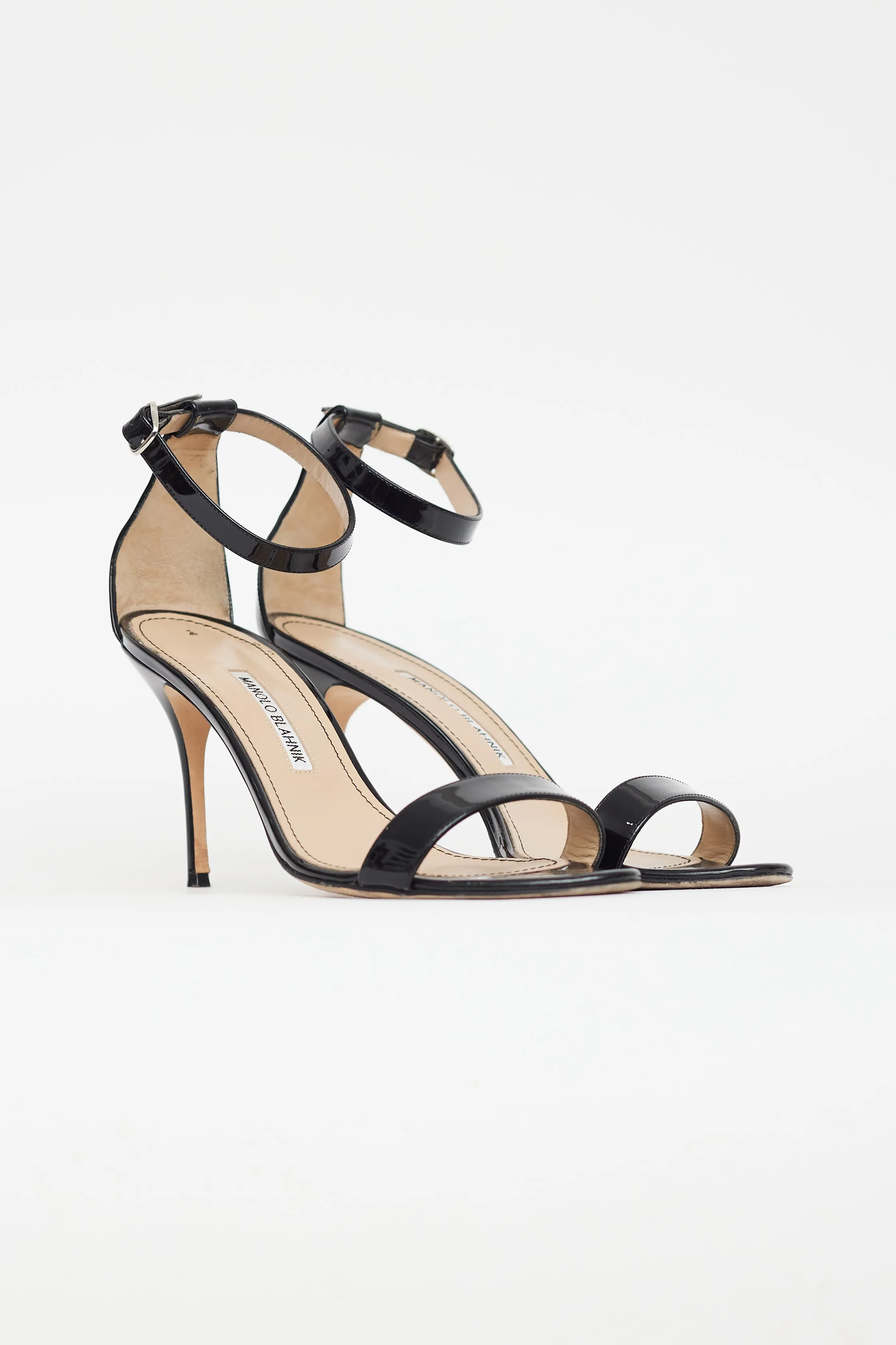 Black Patent Leather Chaos Sandal