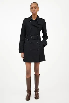 Black Short Trench Coat