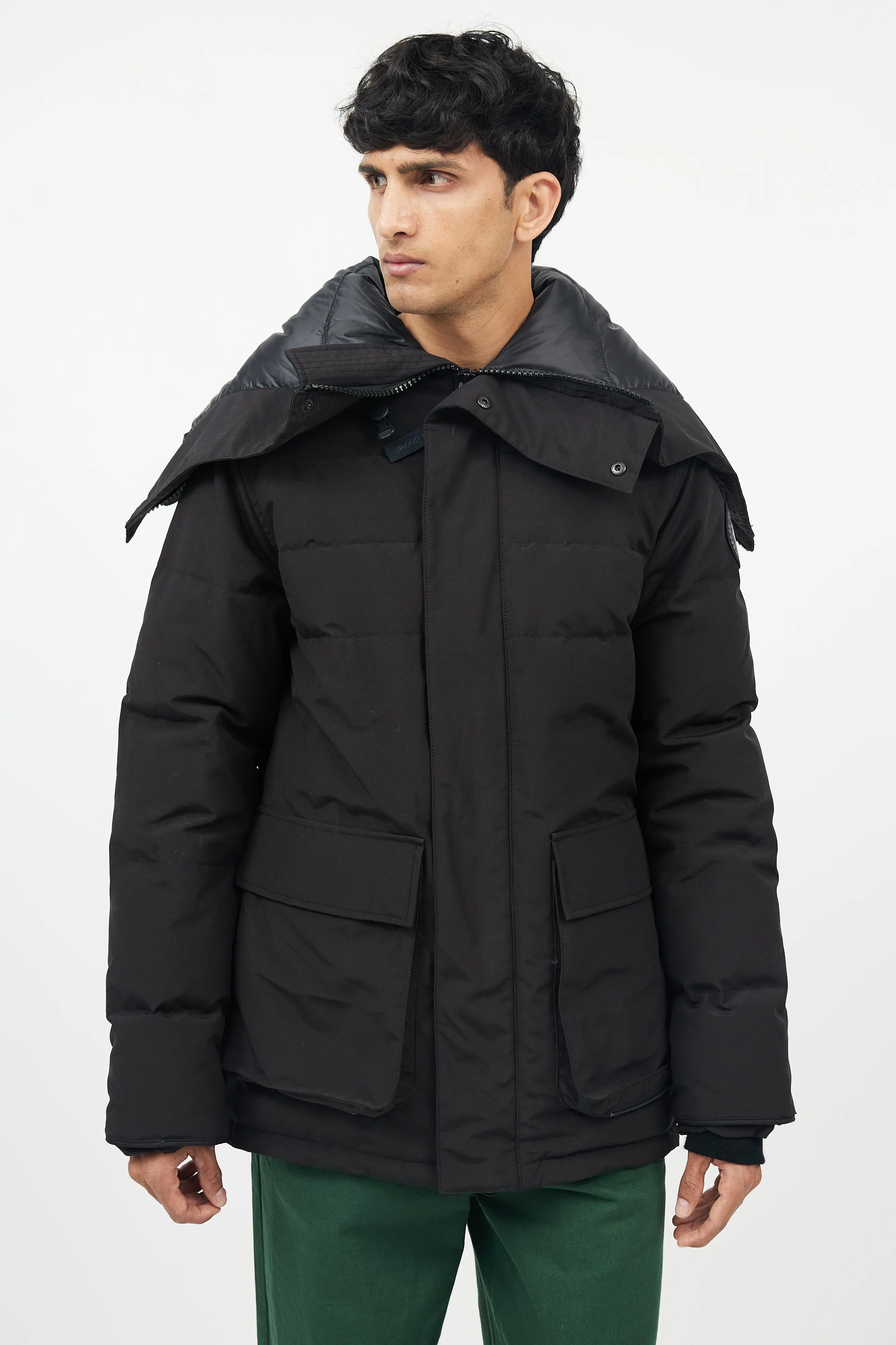 Black Wedgemount Down Parka