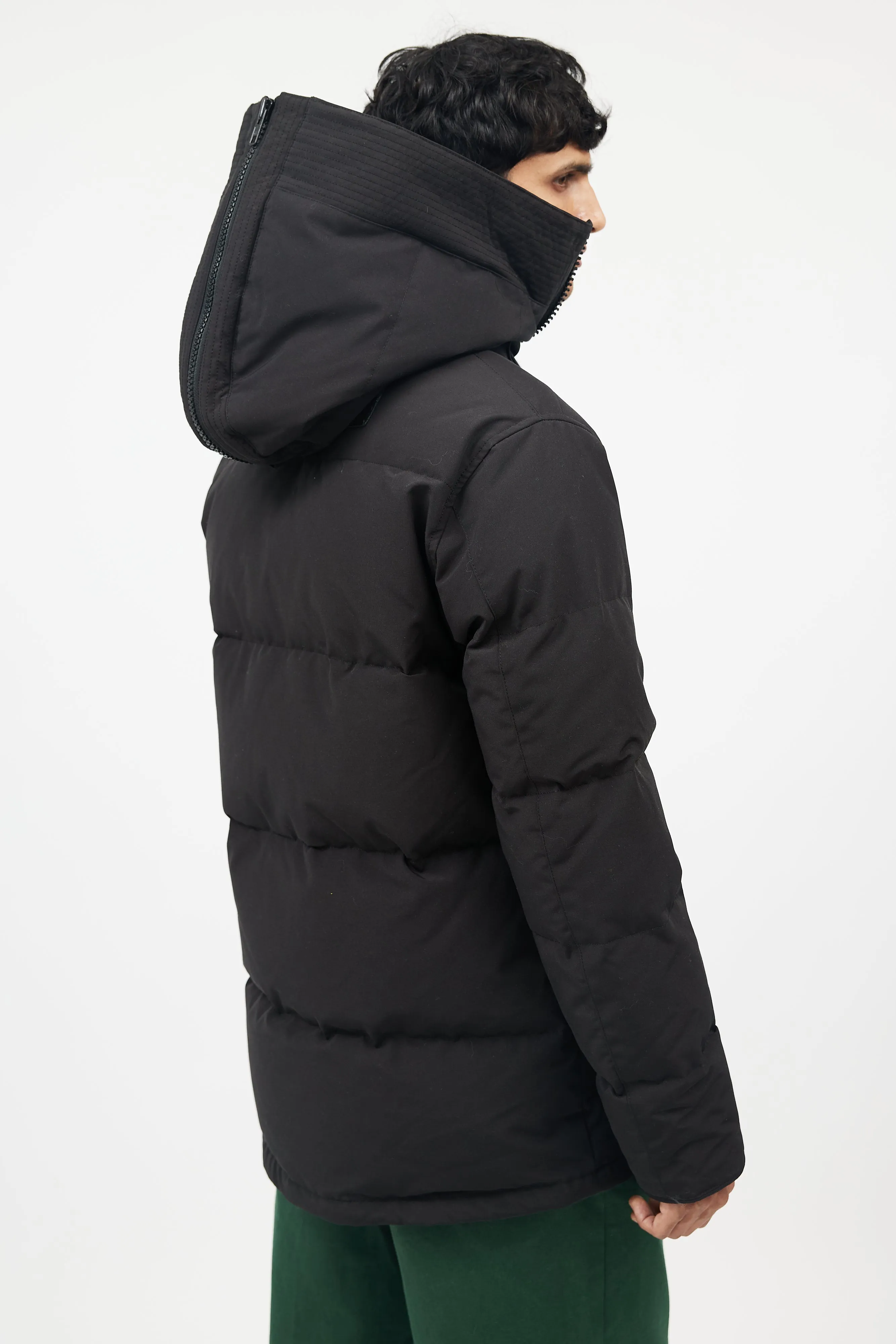 Black Wedgemount Down Parka