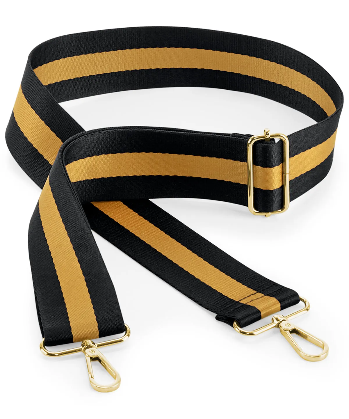 Black/Mustard - Boutique adjustable bag strap