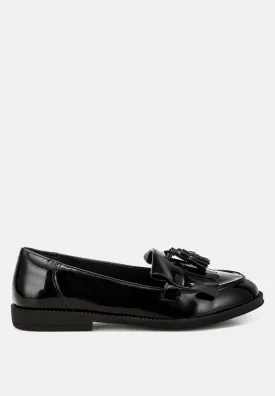 Blaneth Tassel Faux Leather Loafers