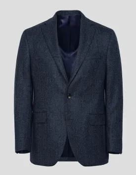 BLUE HERRINGBONE SPORT COAT