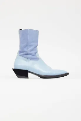 Blue Luciano Triumph Boot