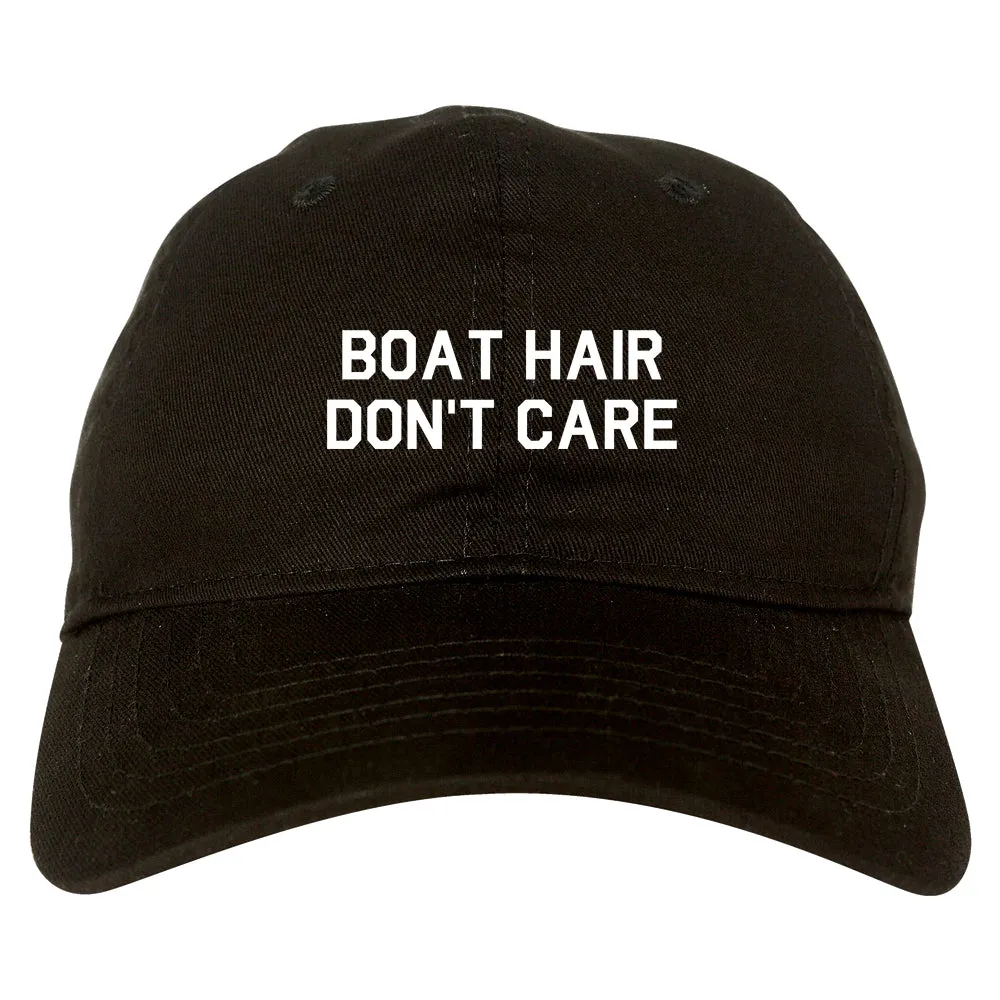 Boat Hair Dont Care Mens Dad Hat Baseball Cap