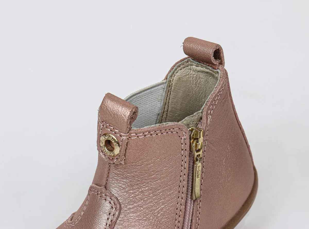 Bobux Jodhpur Girls Rose Gold Infants Chelsea Boot