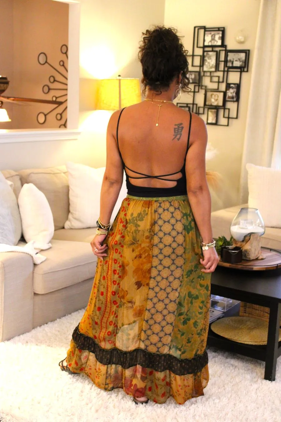 Bohemian Bliss Midi Skirt