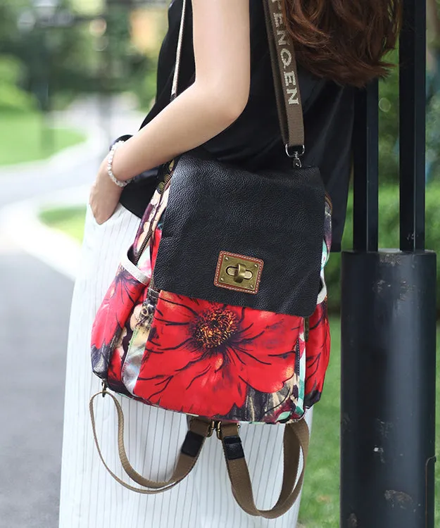 Bohemian Versatile Print Satchel Bag Handbag ZX1040