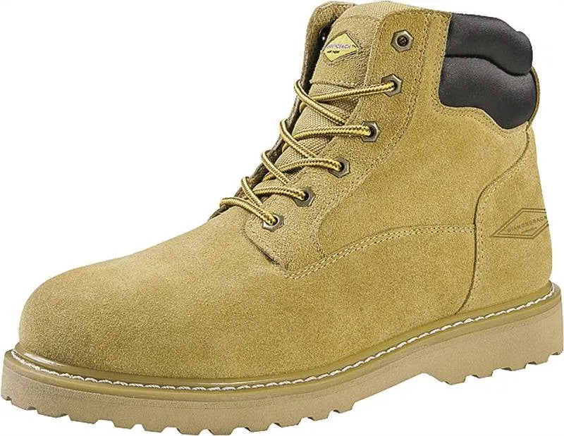 Boot Work 6in Suede Lthr 8.5