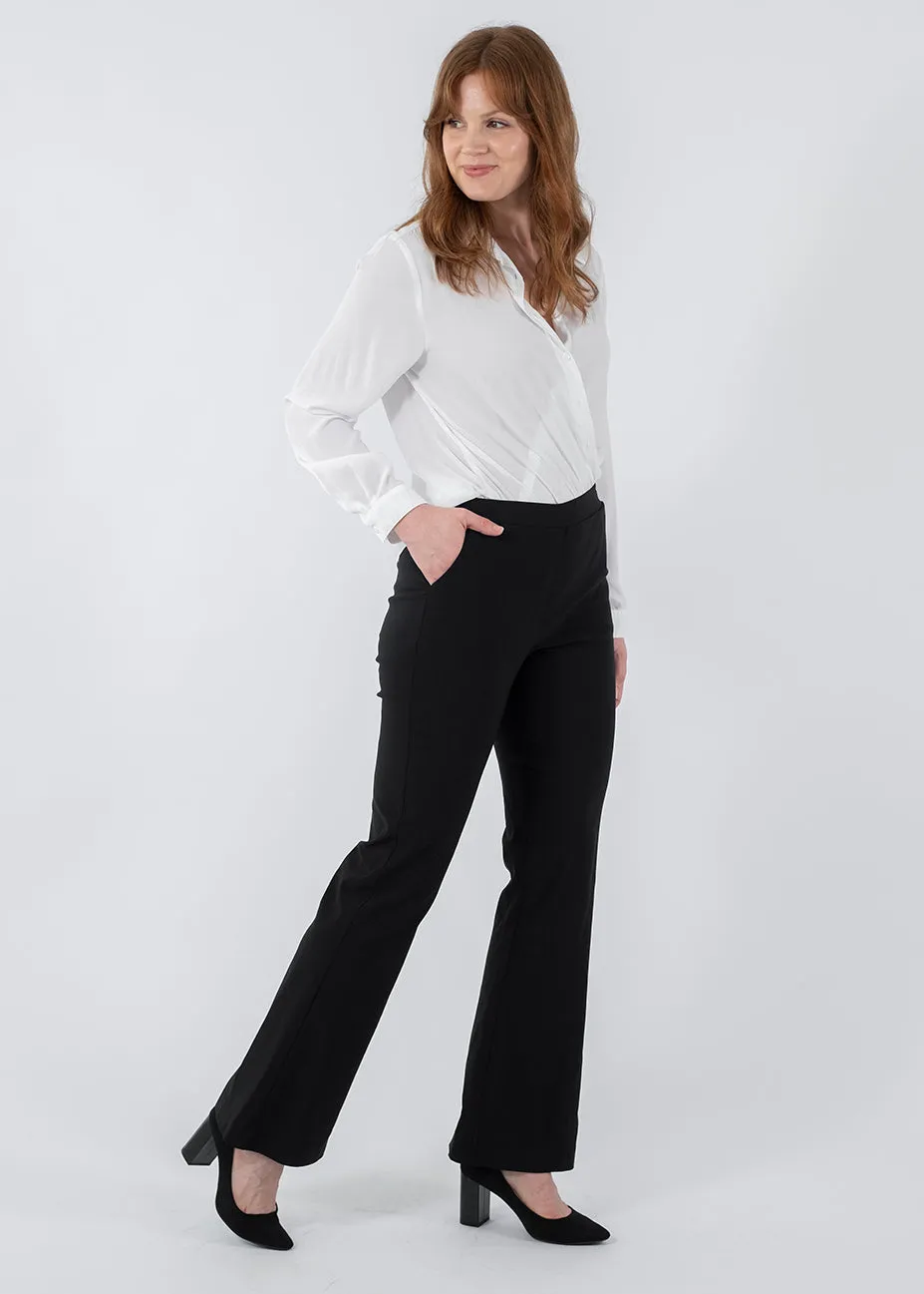 Bootie Bengaline Kick Flare pant in Black