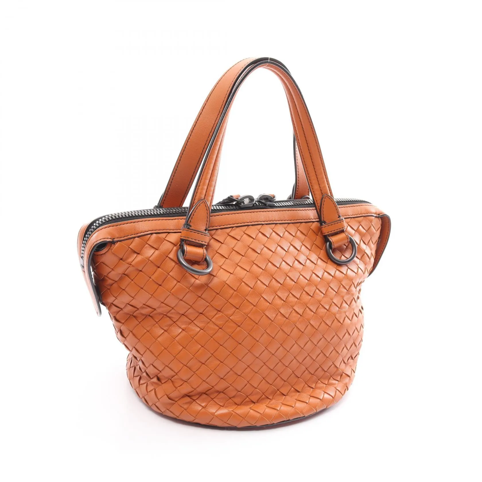 Bottega Veneta Intrecciato Leather Handbag 535263