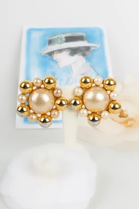 Boucles d'oreilles baroques Chanel