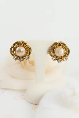 Boucles d'oreilles baroques Chanel