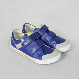 Boys Blue Leather Shoes UK 1 / EUR 33