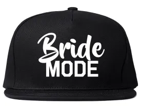 Bride Mode Bridal Mens Snapback Hat