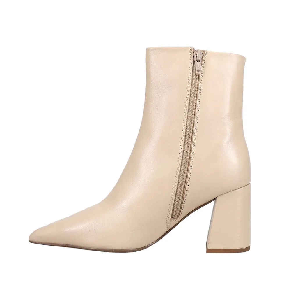 Broken Promises Pointed Toe Zippered Booties