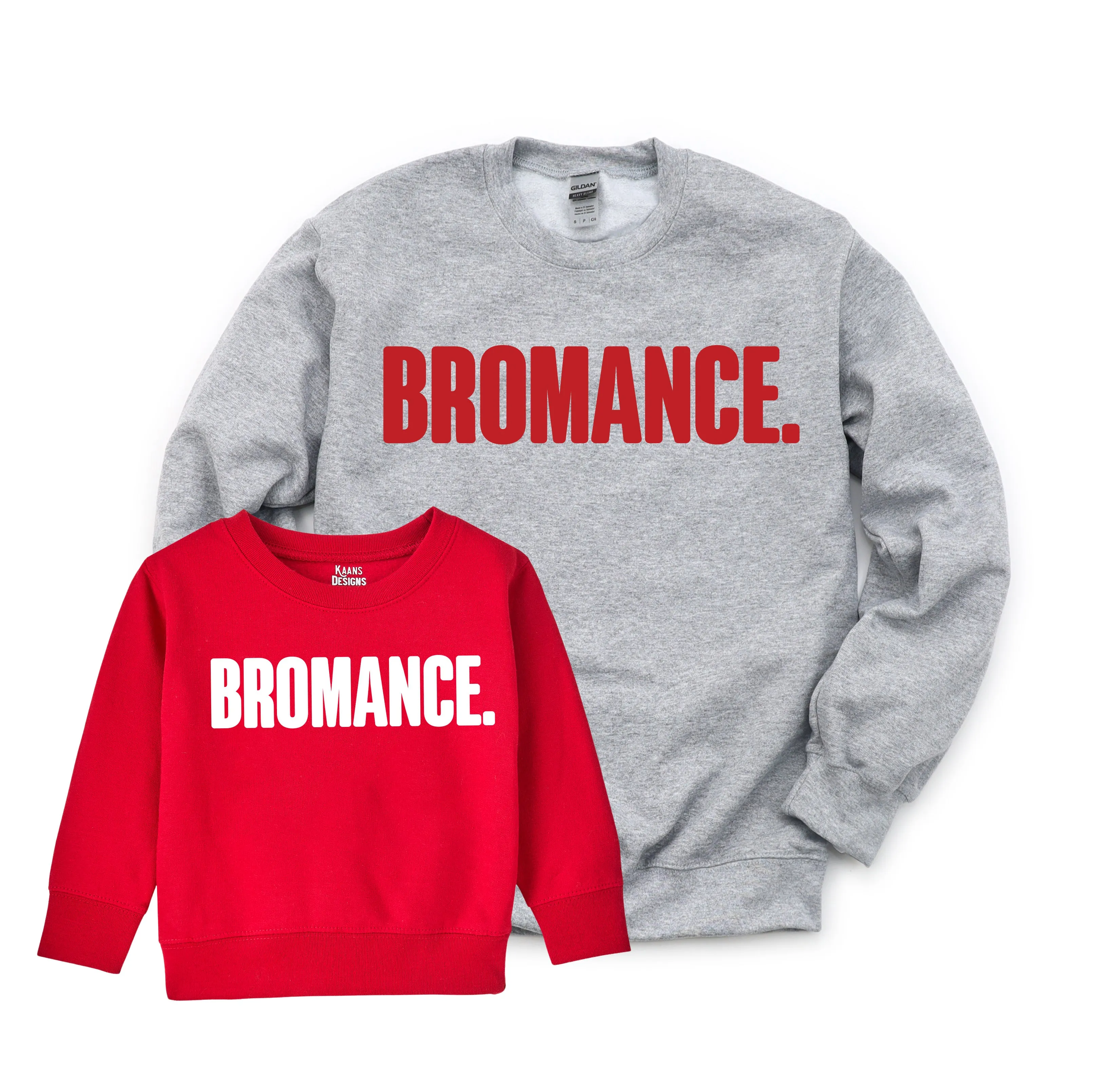 Bromance- Adult and child Sweatshirt Option (Multiple Colors)