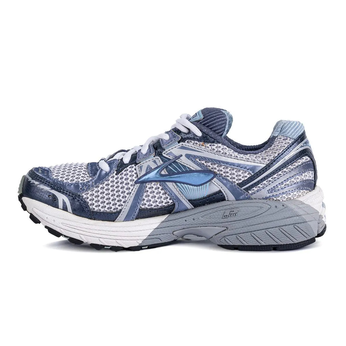 Brooks Adrenaline Gts 12 Running Sport Shoes Fabric Grey Colour For Women