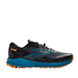 Brooks Divide 5 Men's Running Shoes AW24 Ebony/Mosaic Blue/Orange