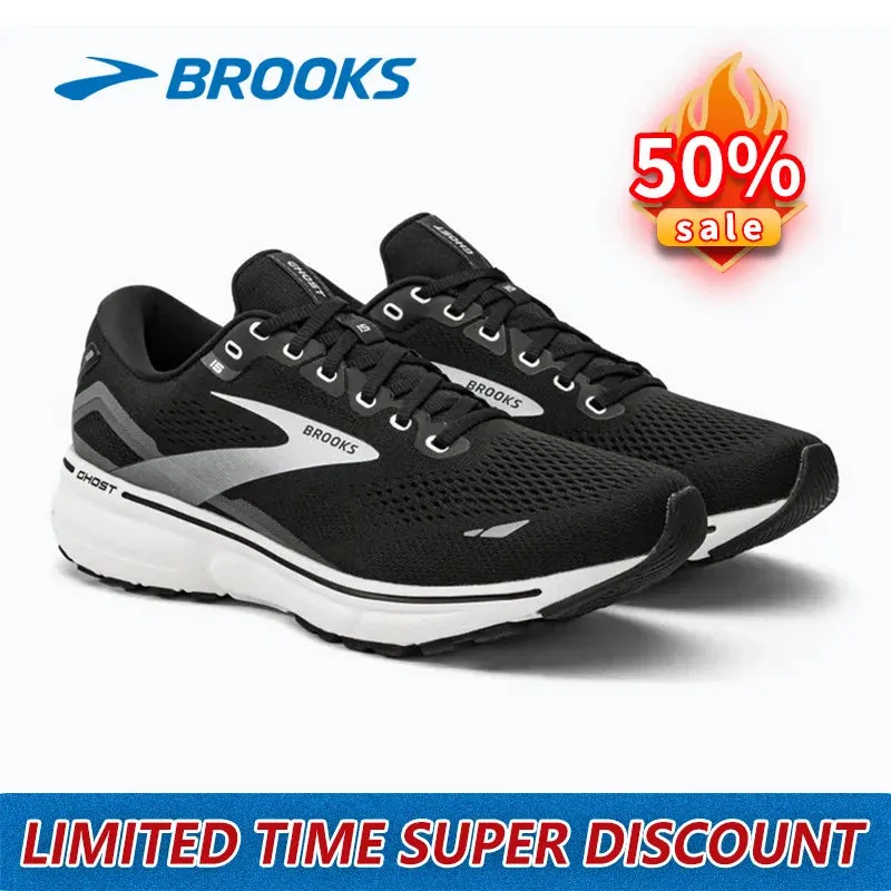 Brooks Ghost 15 Jogging Shoes Running Support Training Sneakers Breathable Light casual shoes trail running shoes