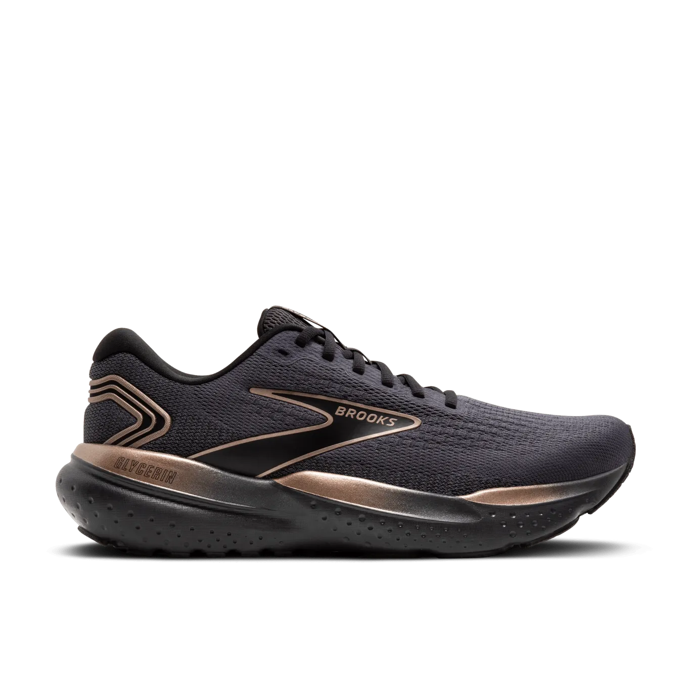 Brooks Glycerin 21 Womens Running - Ebony / Black / Taupe