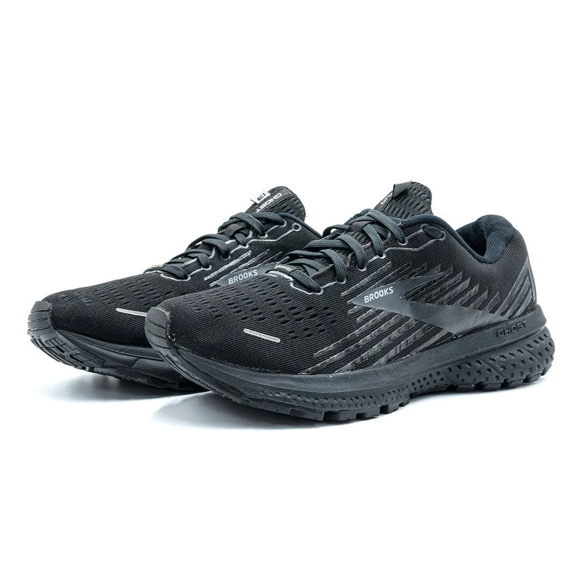 Brooks Running Sport Shoes Mesh Black Colour For Men