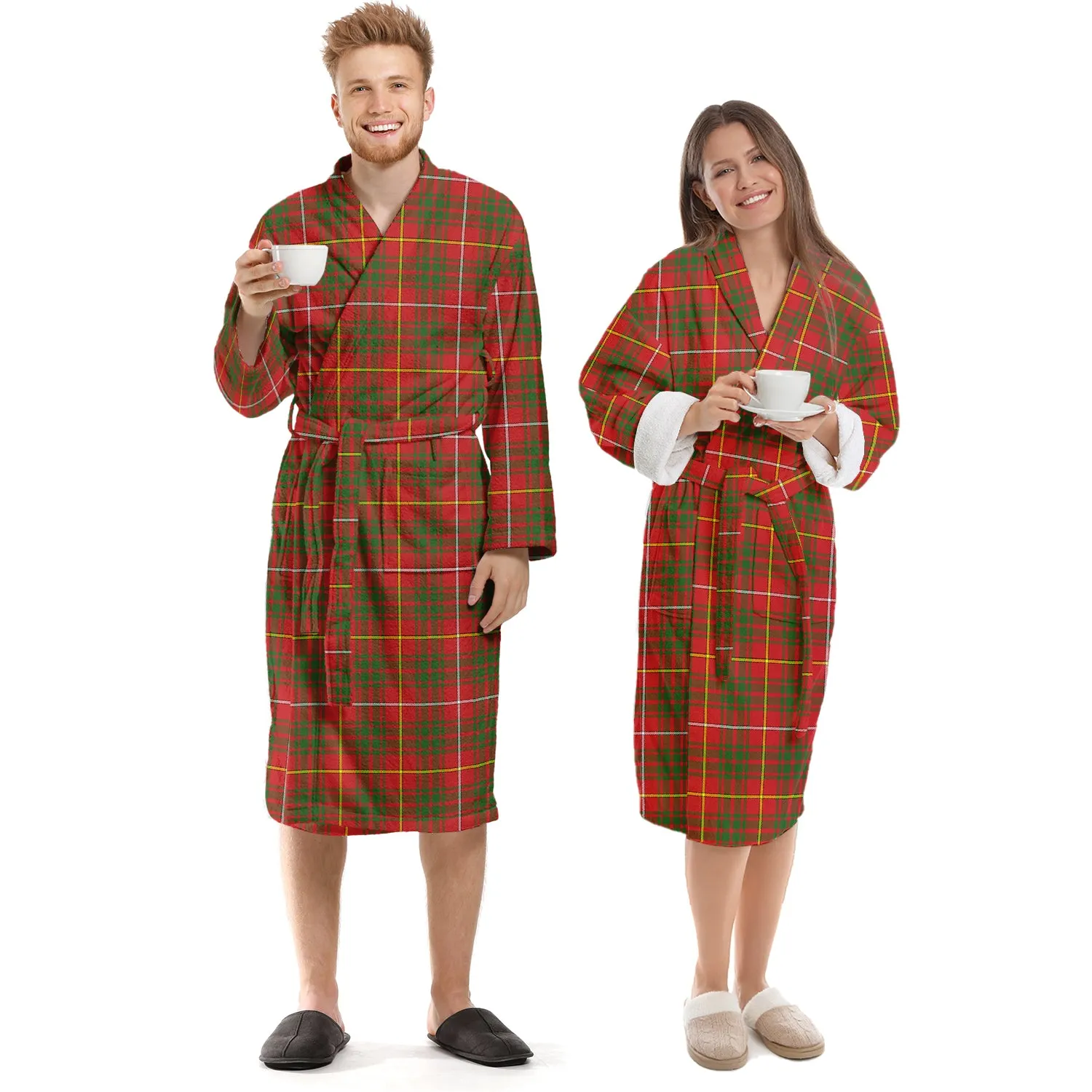 Bruce County Canada Tartan Bathrobe