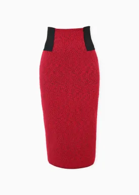 Bryce – Tweed Knit Pencil Skirt