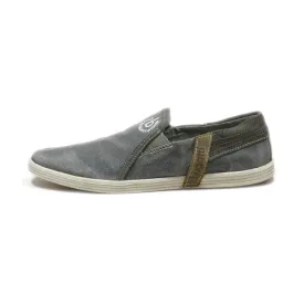 Bugatti Casual Slip Ons Canvas Grey Colour For Men