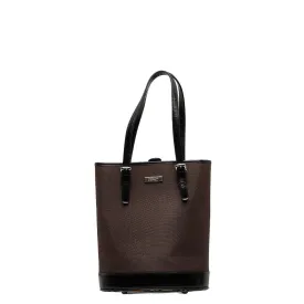 Burberry Nova Check Nylon Leather Tote Bag