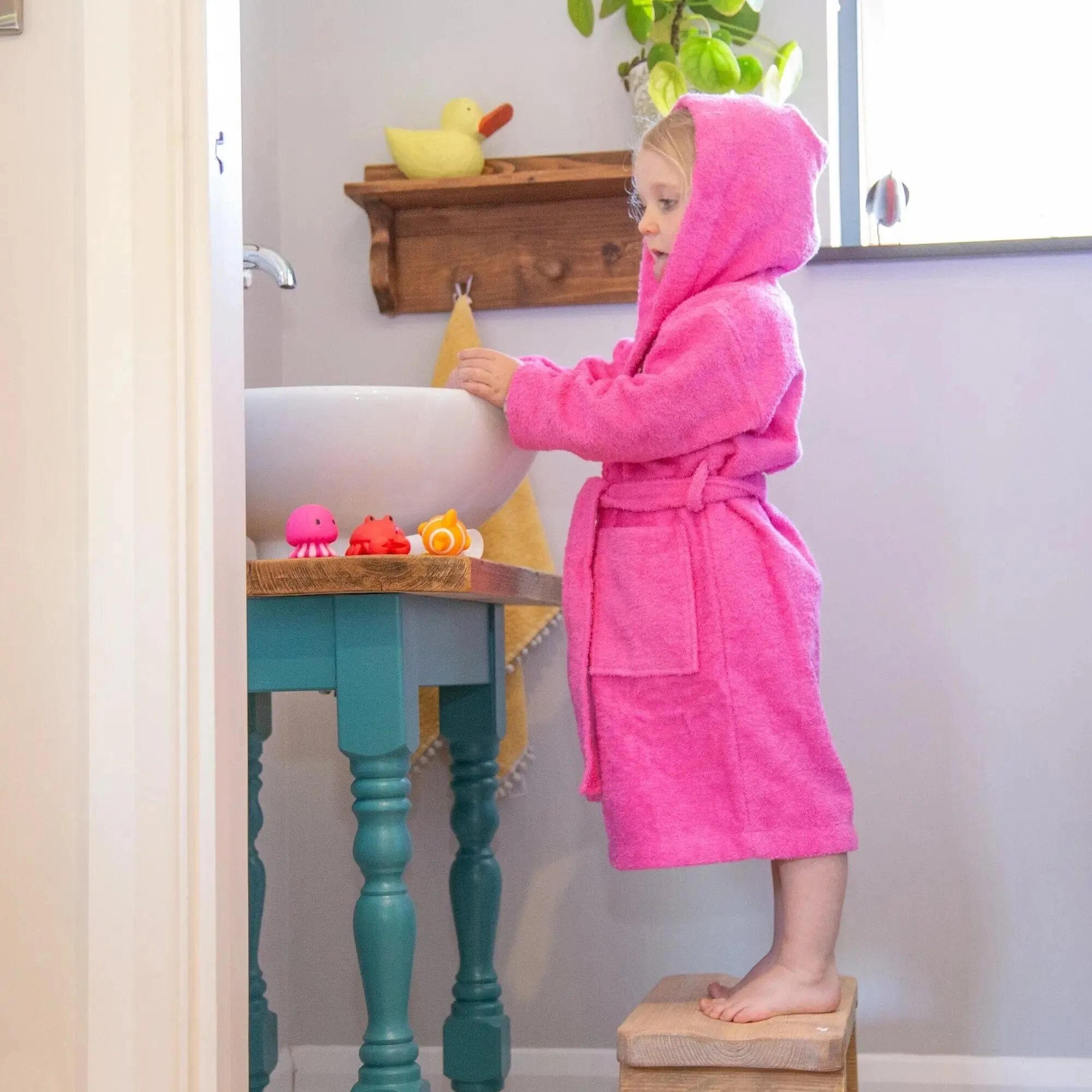 Butterfly Hooded Bathrobe