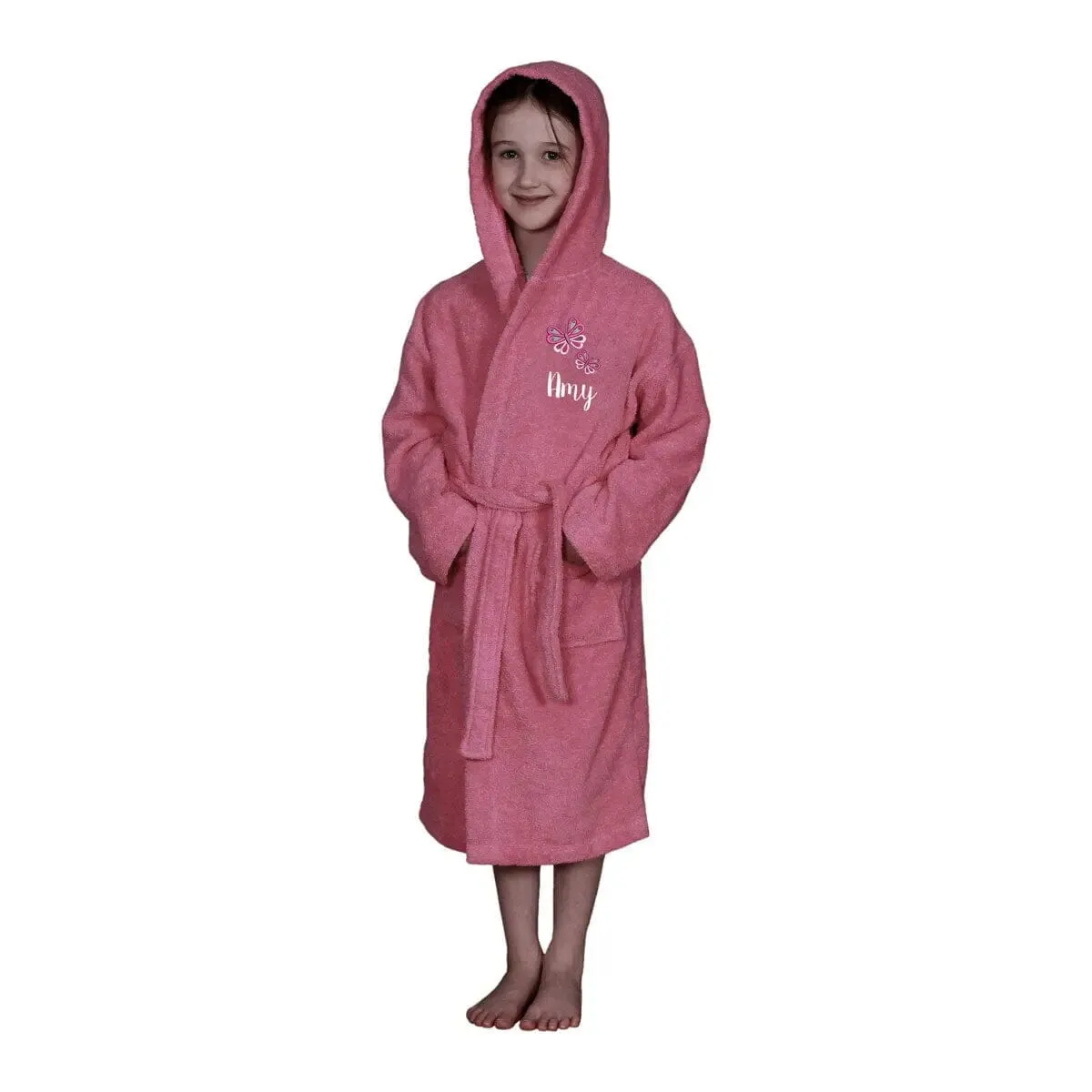 Butterfly Hooded Bathrobe