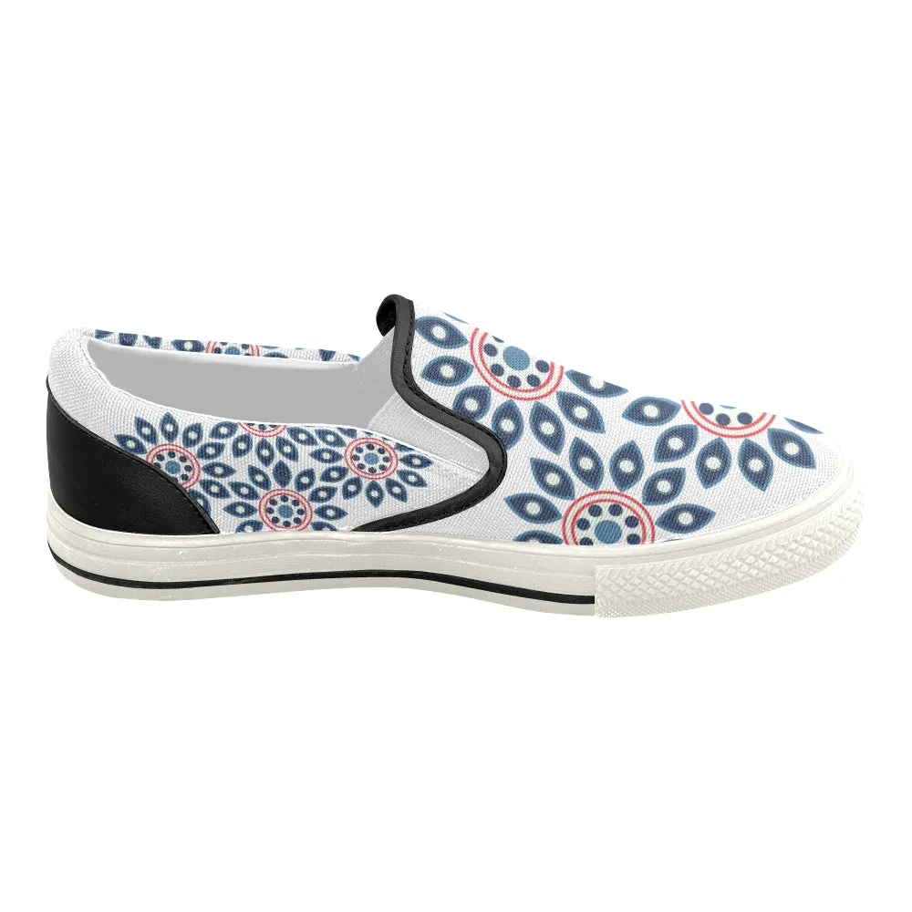 Buy Women's Mandala Print Canvas Slip-on Shoes at TFS