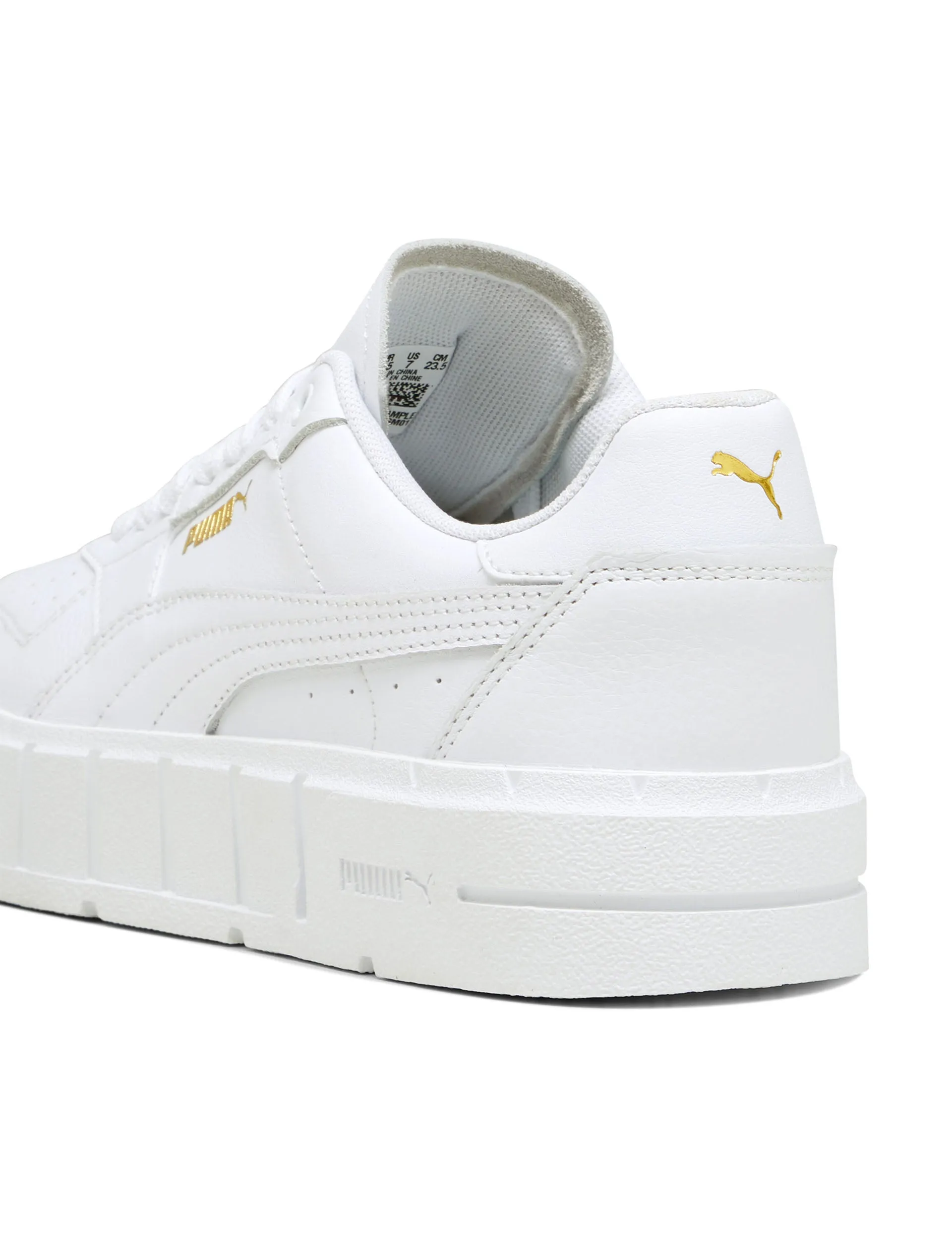 Cali Court Leather Sneakers - White