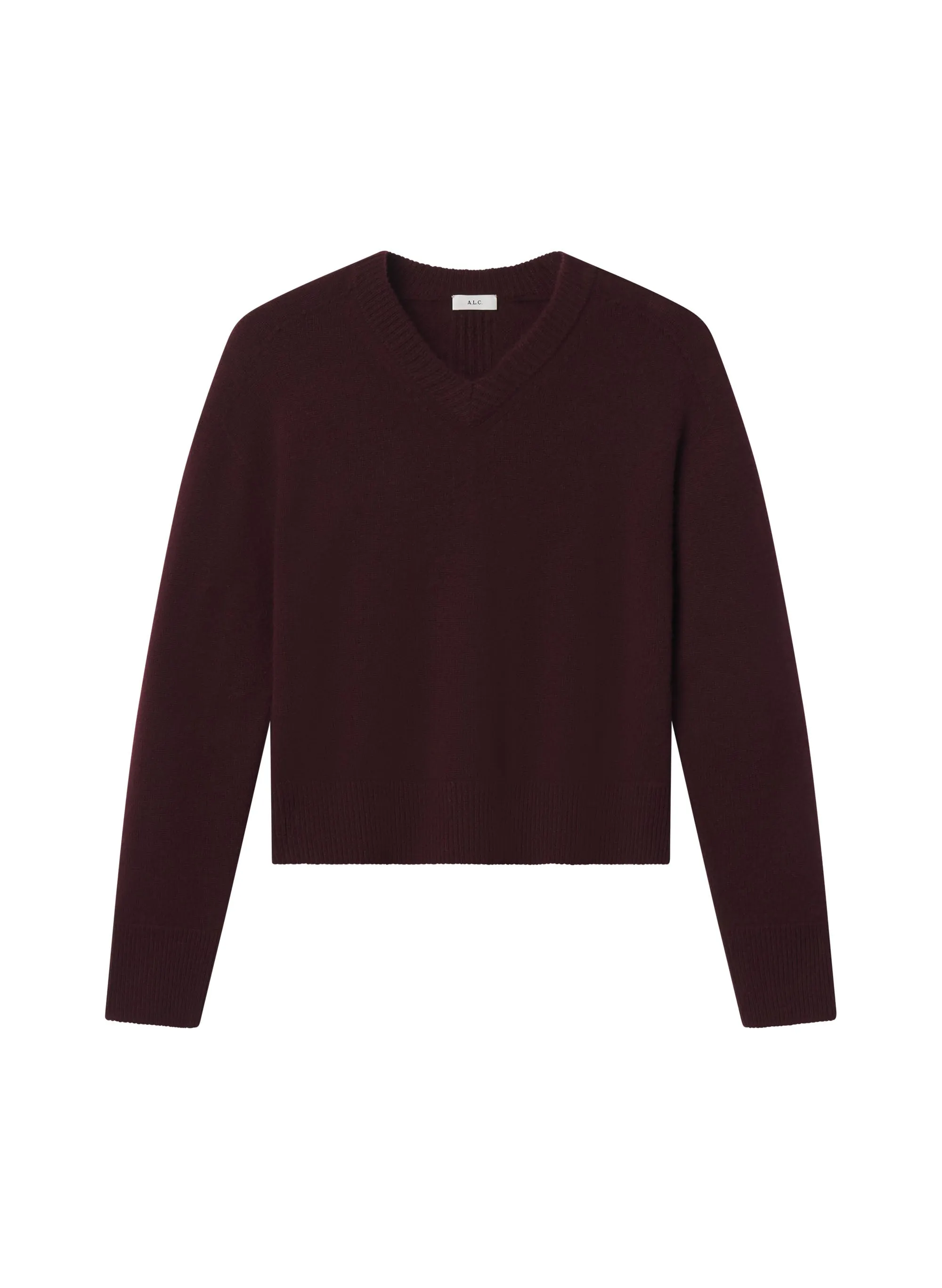 Calven Cashmere V Neck Sweater