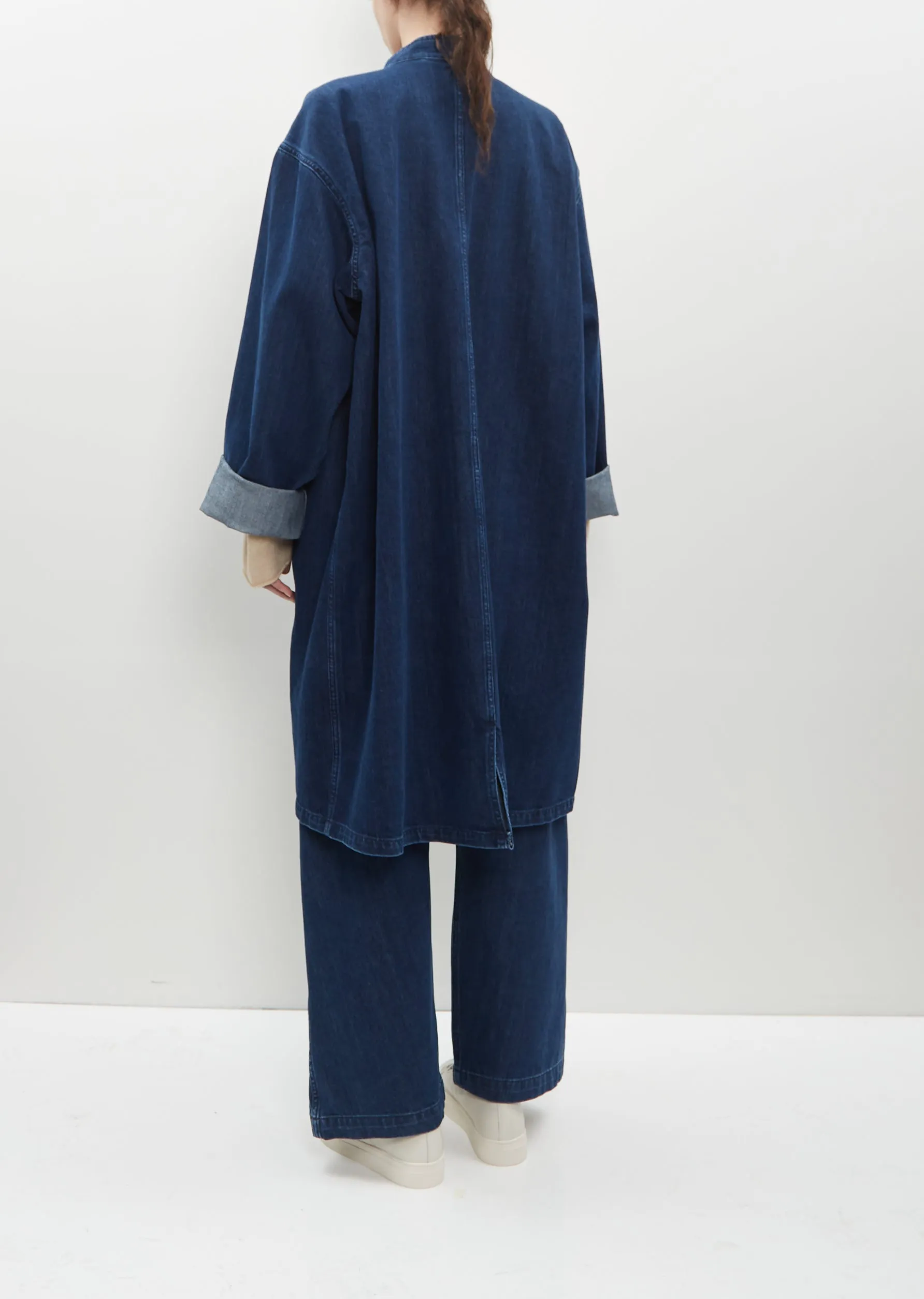 Calysta Washed Denim Coat