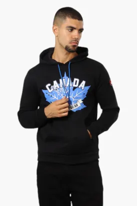 Canada Weather Gear Moose Print Hoodie - Black