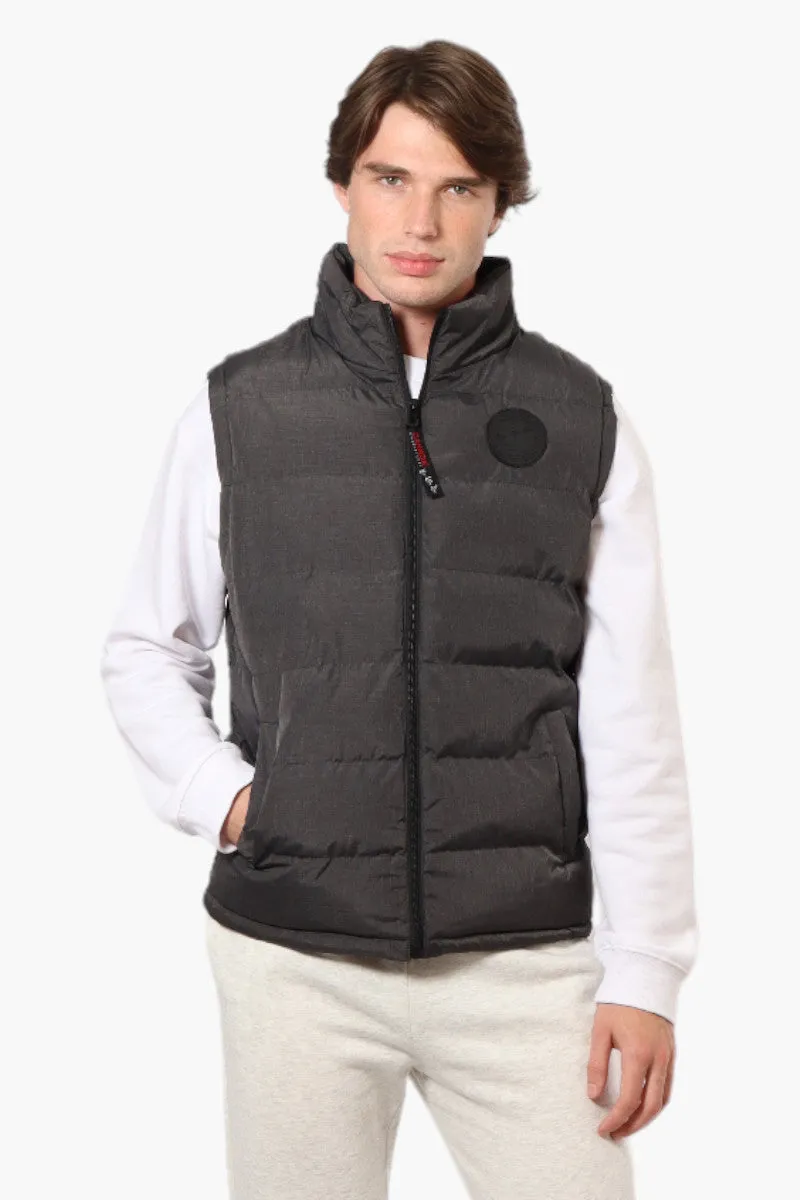 Canada Weather Gear Solid Bubble Vest - Grey