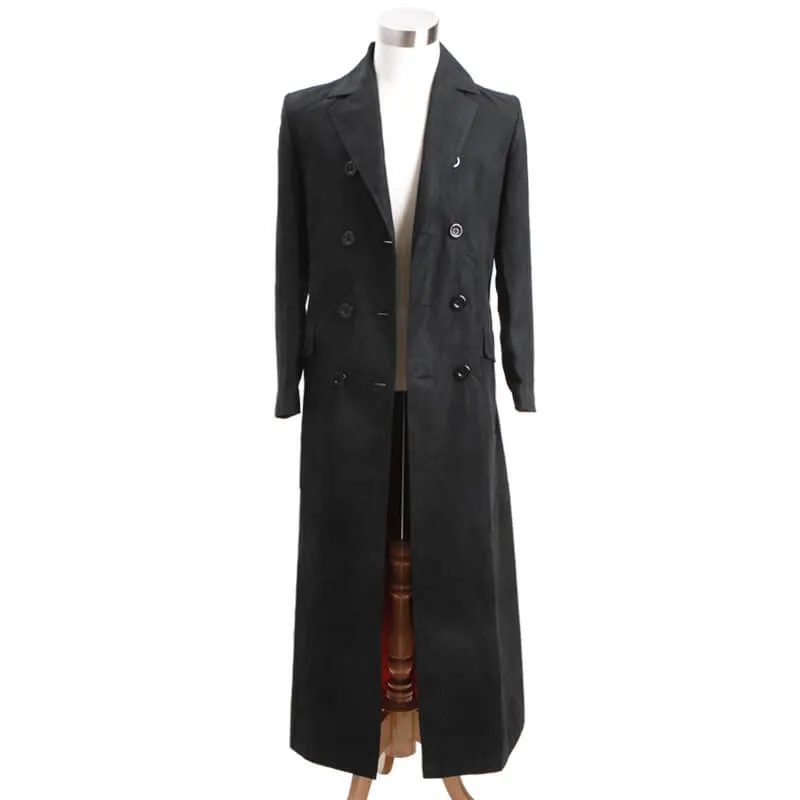 Captain Jack Harkness Trench Coat Doctor Who Black Wool Coat Jacket ACcosplay