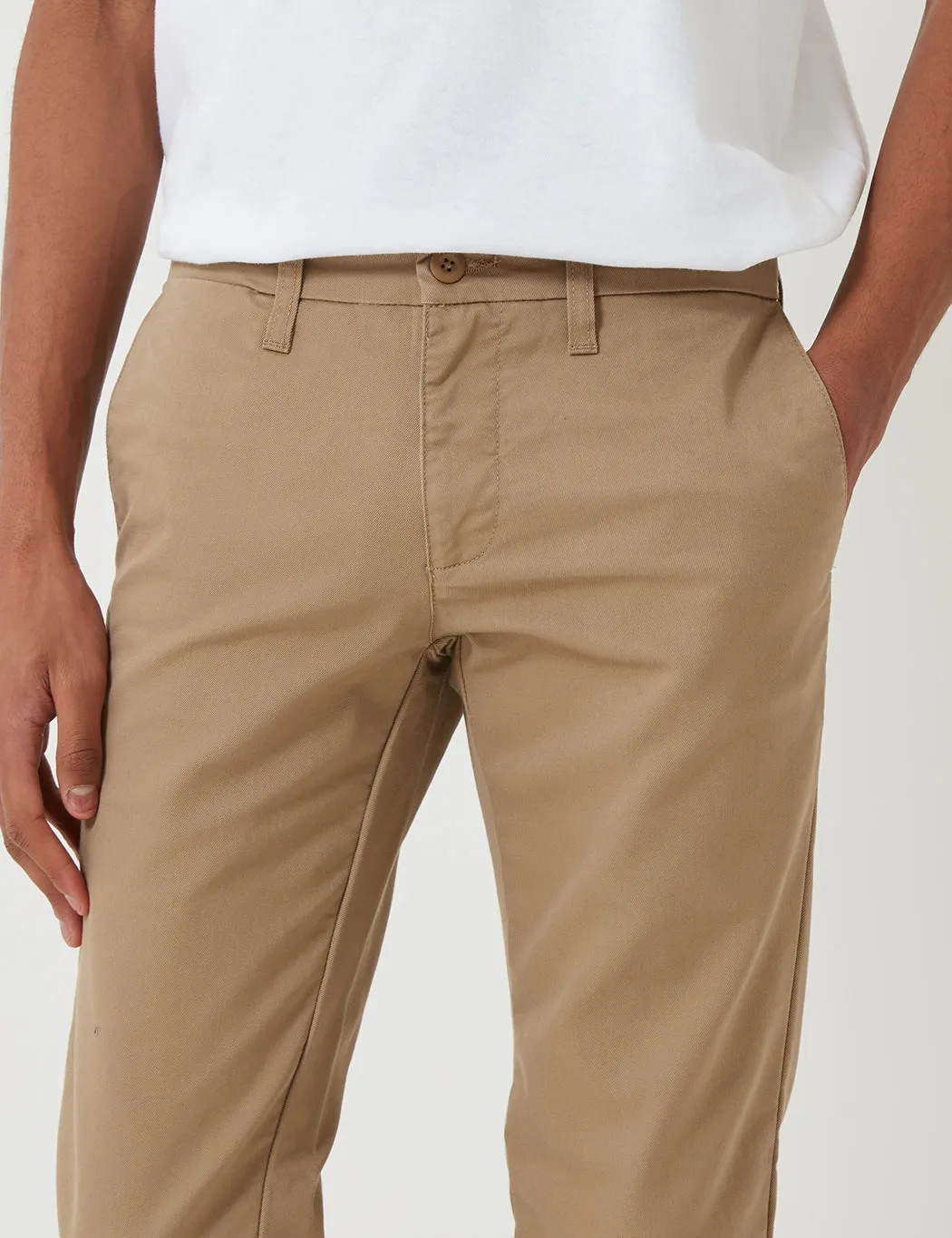 Carhartt-WIP Sid Pant Chino (Slim) - Khaki Leather Rinsed