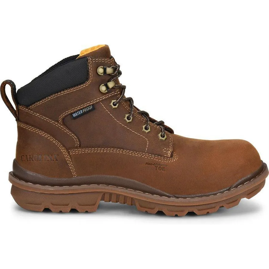 Carolina Men's Dormite 6" Comp Toe WP Work Boot - Dark Brown - CA3558