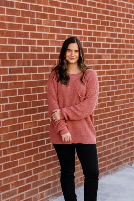 Casey Sweater | Rose