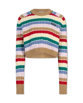 Cashmere Striped F5 Sweater