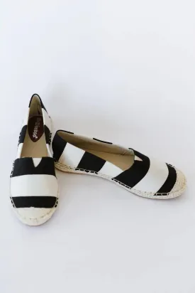 Casual Striped Espadrille Shoes