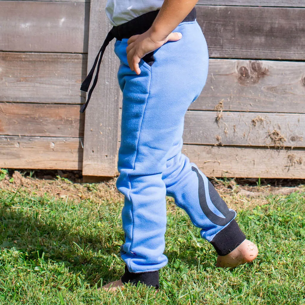 Cat and Yarn Fuzzy Fleece Joggers with Pockets