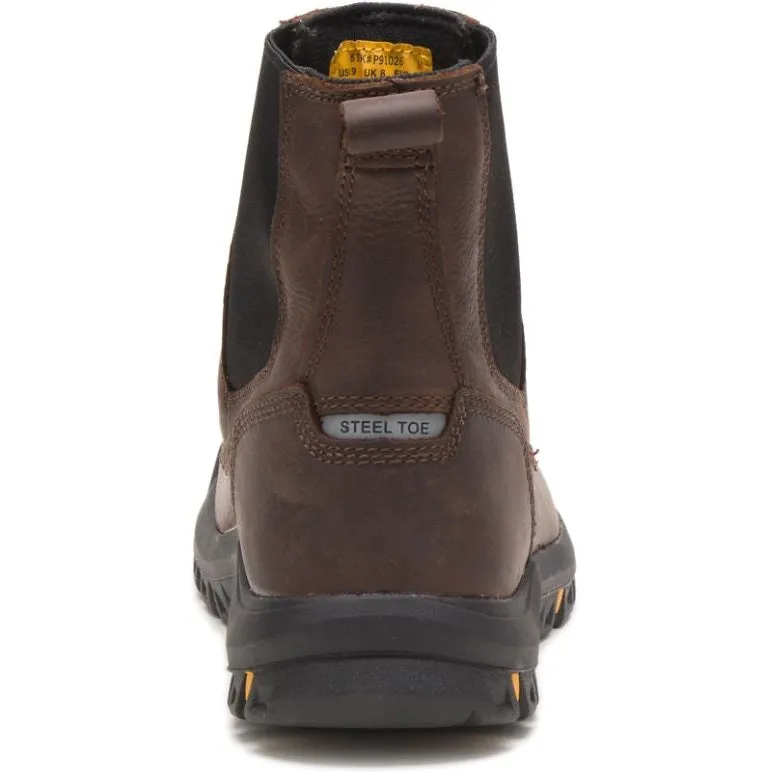 CAT Men's Wheelbase Steel Toe Work Boot - Clay - P91026