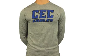 CEC Eagles Gray Long Sleeve Tee