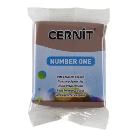 Cernit Number One Polymer Clay - Taupe 2oz (56g) block